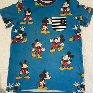 Rags Disney Mickey Mouse Kids T-Shirt 3-4T - Blue